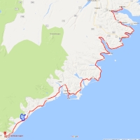 Route vanEskifjorður naar Oraefi